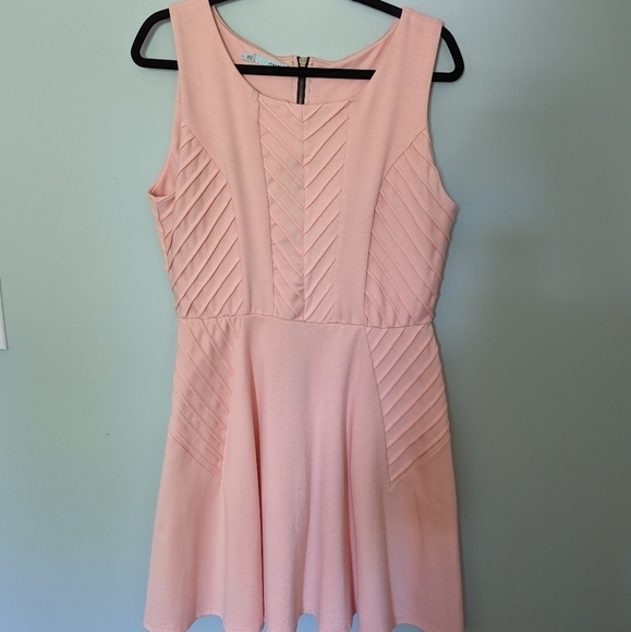 Maurices║Pink Dress with Zipper Back║Size L - Picture 4 of 4
